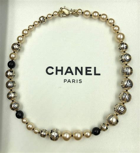 coco chanel faux pearls